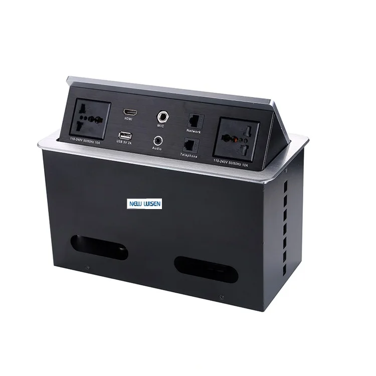 Morden Style Electrical Outlet Multiple Switch Strip Port Electric With Usb Table Power Socket