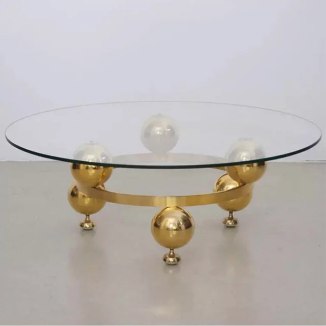 New arrival 10mm thick tempered round table top glass with polished edge