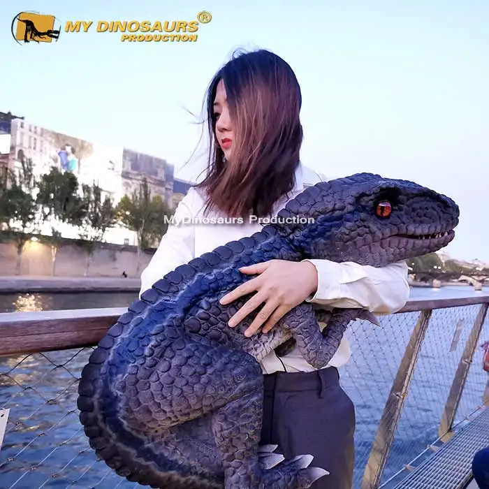  My animdino atronic Velociraptor ручная кукла для