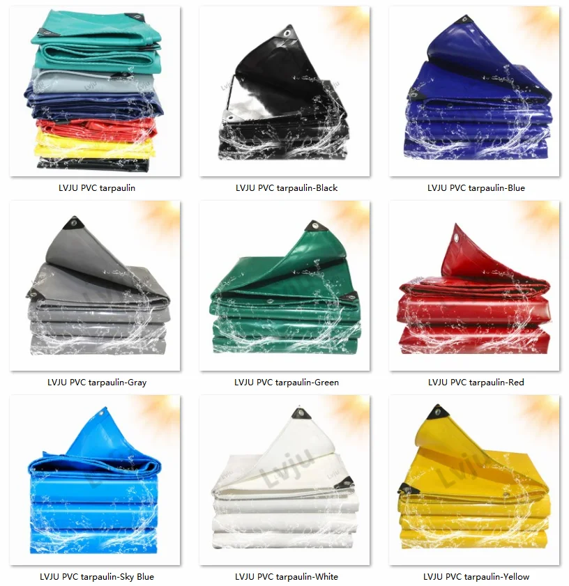 Customize Car Parking Shed Tarpaulin Car Roof Fabric, Waterproof Heat-resistant Roof Awning Polyester Woven PVC Tarpaulin