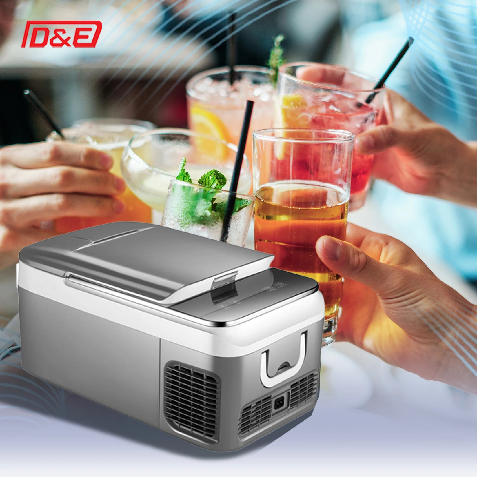 18L Car Refrigerator 12V 24V Portable Freezer for Truck RVs Boat camping SUV VAN fruit vegetables