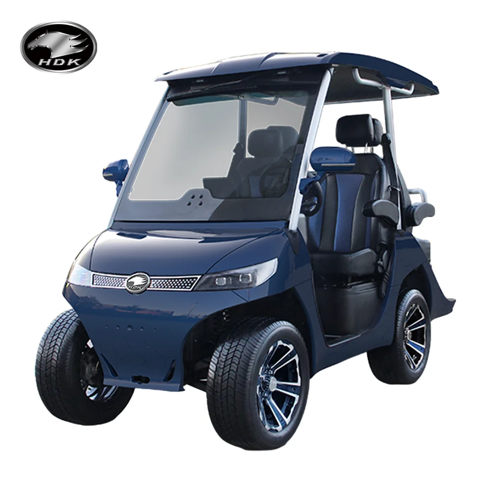 New Energy Off Road Lithium Battery HDK EVOLUTION Utility Mini Car Hotel for Sale 4 Seats Club Golf Carts Electric