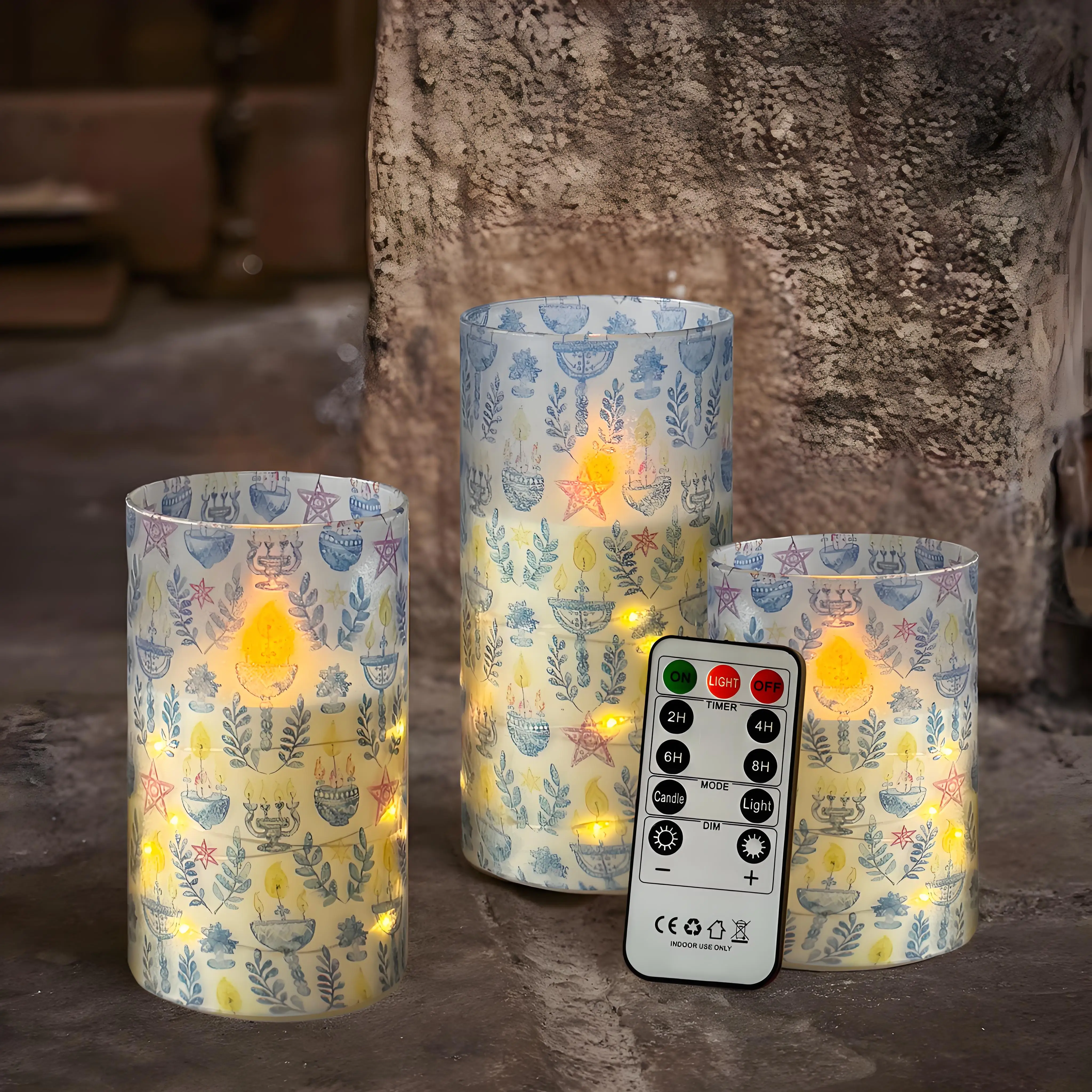 3 шт. светодиодные свечи