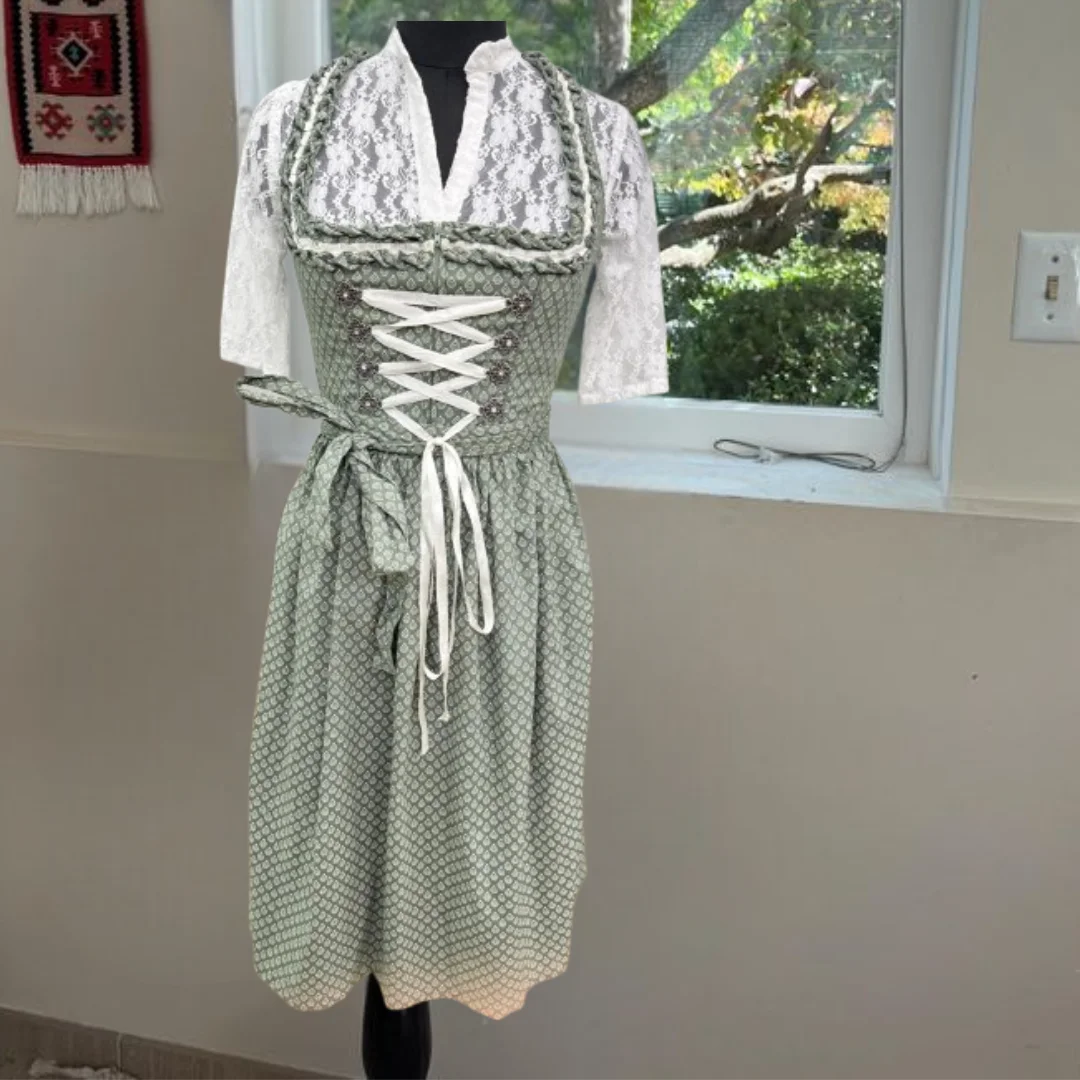Стильное Цветочное платье Dirndl идеально подходит для фестивалей традиционный баварский наряд Октоберфеста