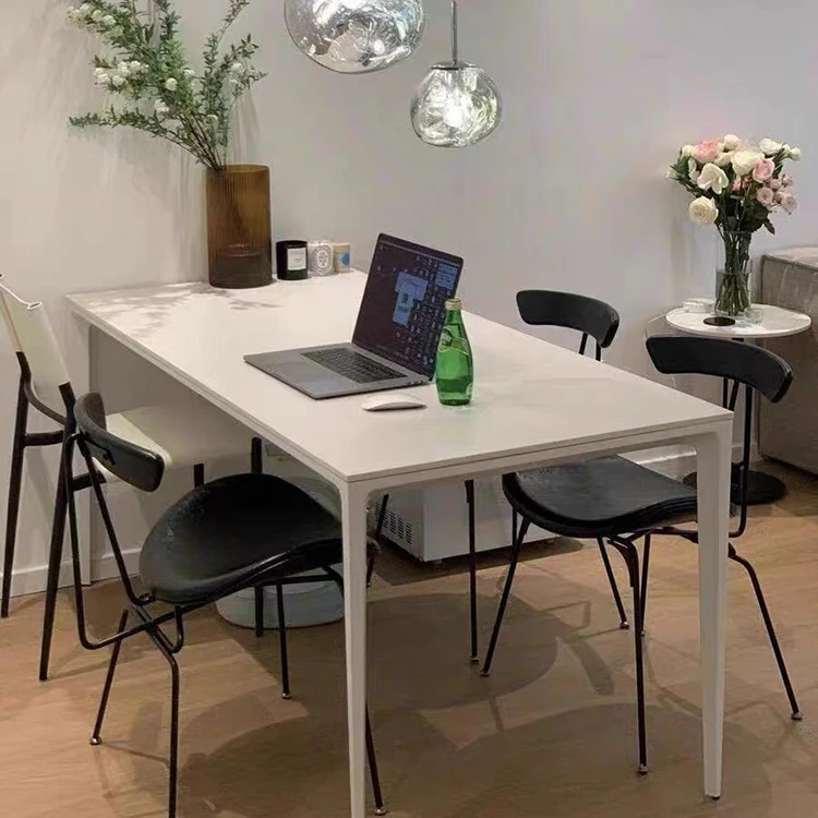 Роскошная мебель для дома, Современная квадратная мебель, стулья и обеденный стол