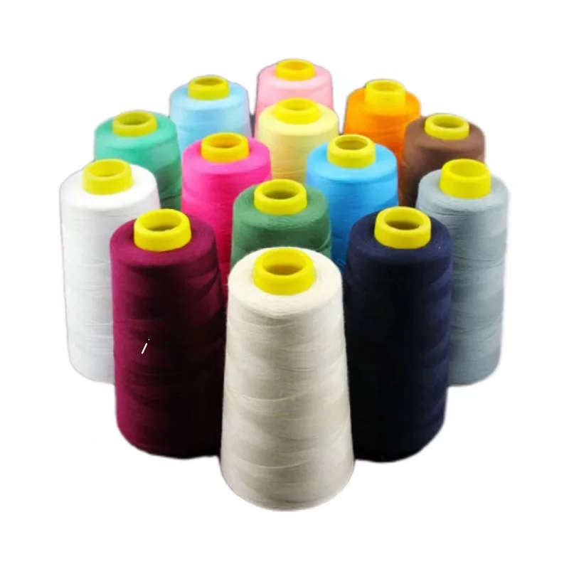 High Tenacity Custom Colors Muti Polyester Spun Sewing Thread Roll 40/2 for Garment Accessories