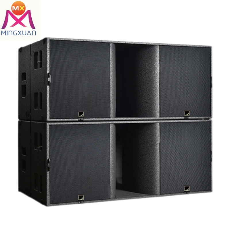 Professional Dual 18inch Subwoofer Passive Speakers Audio Powerful Outdoor Sub Bass Sound System