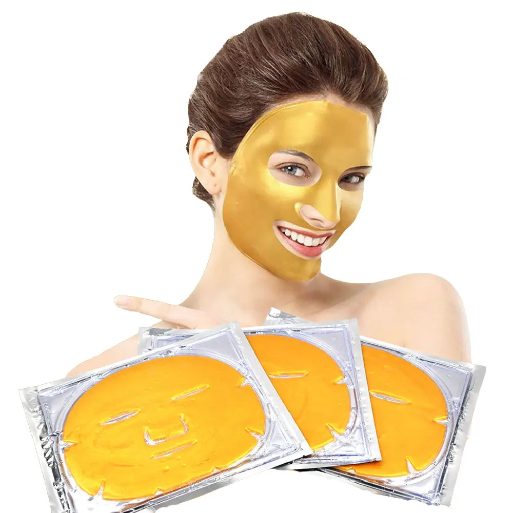High quality moisturizing 24k gold collagen face body mask for skin care