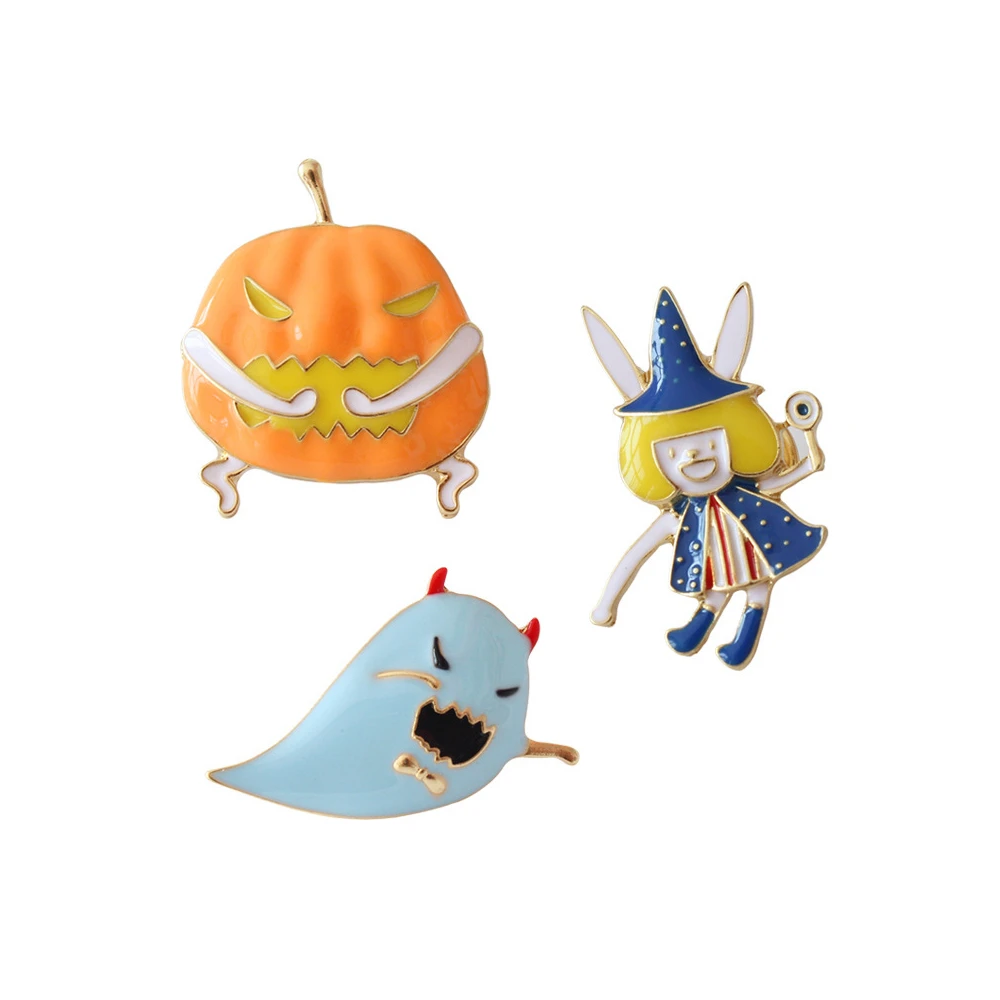 wholesale anime Lapel Pins Hard Enamel Logo Custom For Suit Metal Pin Badges Wholesale Halloween Enamel Pin