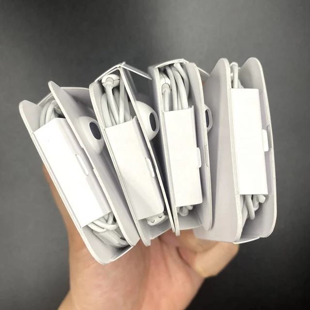 High quality original IC soft wired Earphones Earbuds headphones with microphone for iphone ipad for lightning interface headset