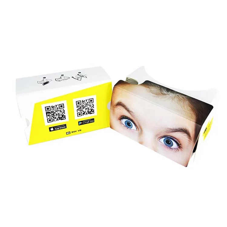 Бумажная Складная 3D коробка для очков с логотипом на заказ