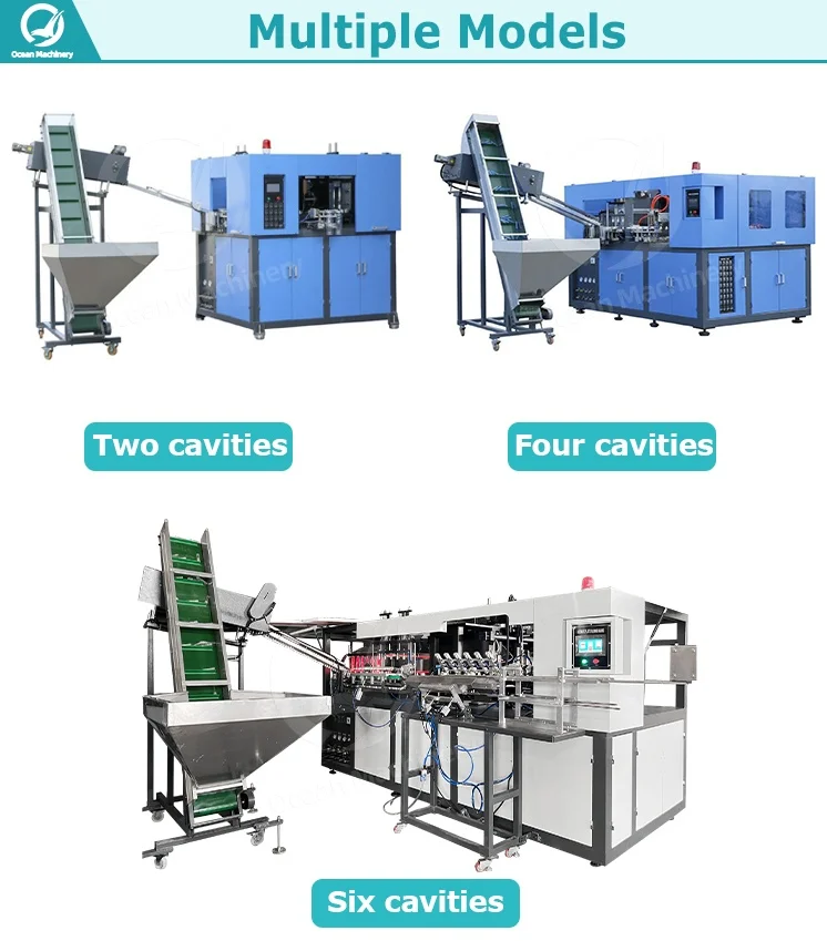 OCEAN China Good Price Plastic Bottle Blow Make Machine 9 Cavity Cooking Oil Bottle Blow Molding Machine