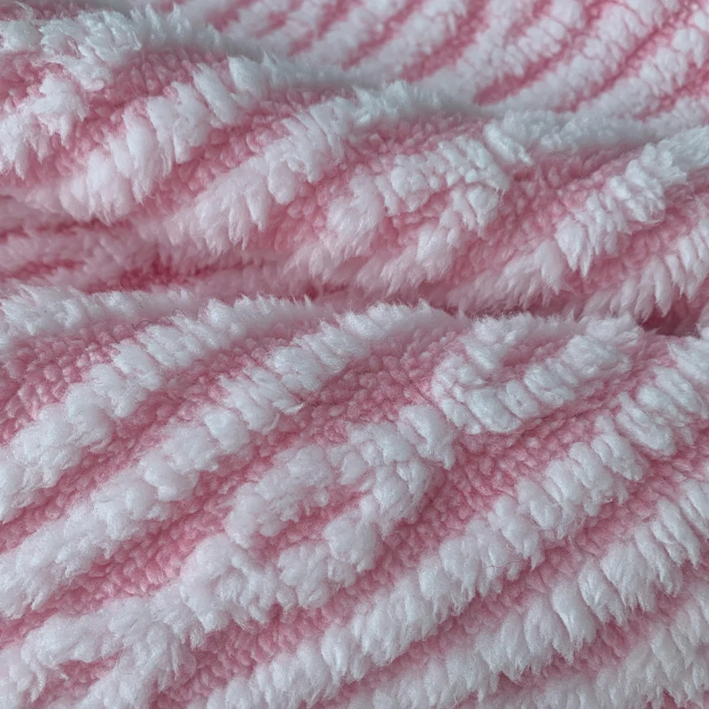 Wholesale Emboss Knit Baby Cotton Soft Stocklot Polyester Twill Fabric