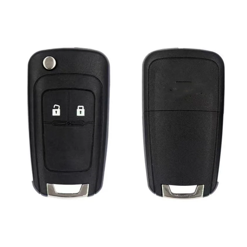2 Buttons Flip Remote Key Fob For Chevrolet Aveo Cruze Orlando Car Key Case Cover