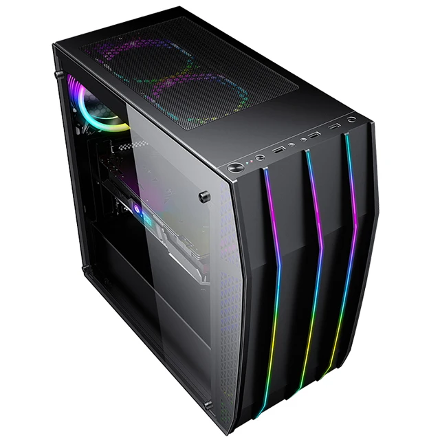 JIESHUO i7 10th vacuum cleaner drawer type storage box office processor microphone personal desktop desk top pc game computer