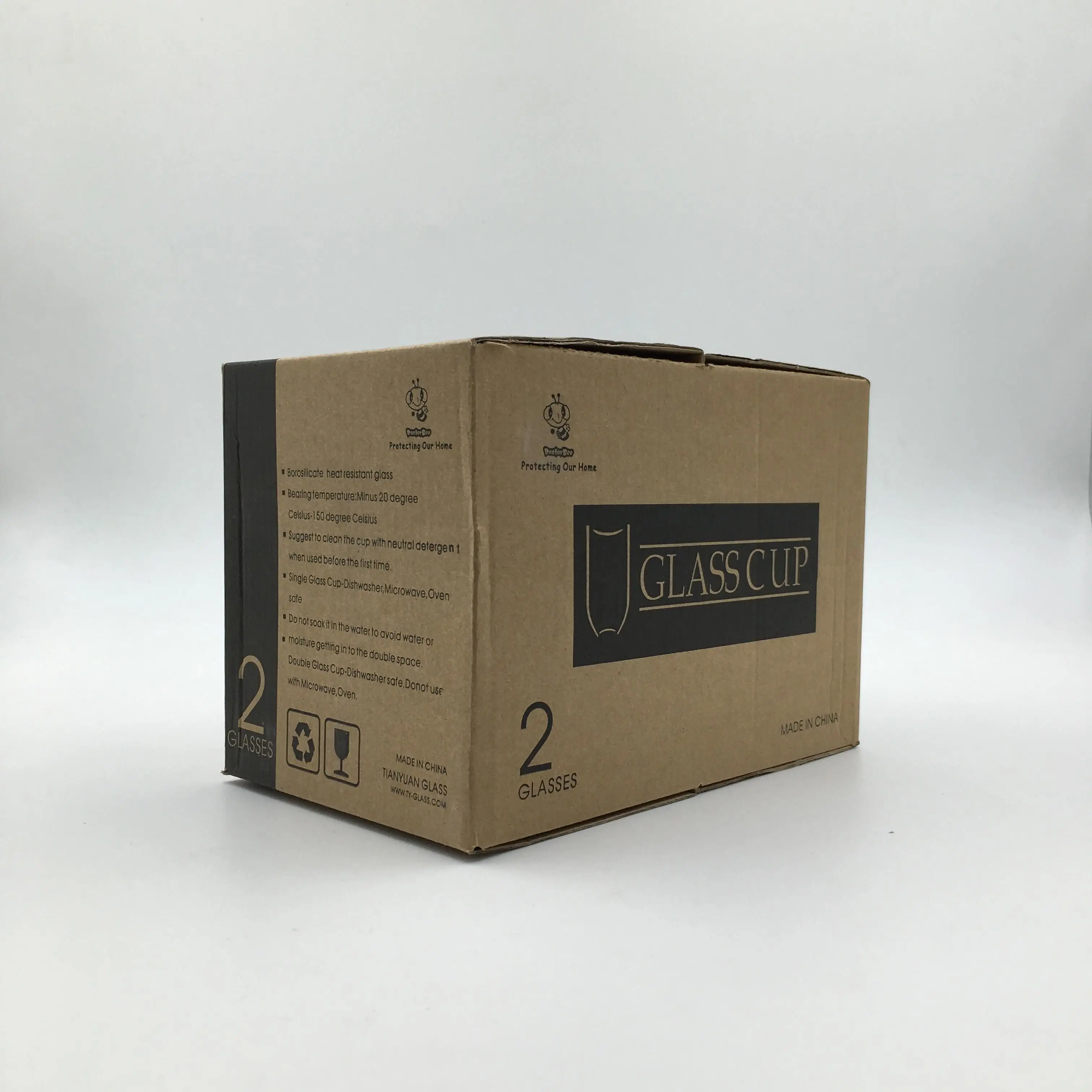 Hand blown borosilicate glass red wine glass wine glass cup