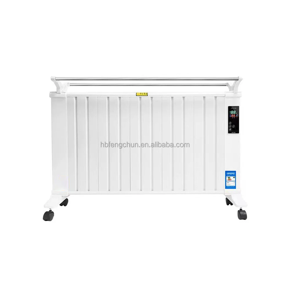 White Black Indoor Convector Heater Standing Convector Heater Convector Infrared Electric Panel Heater