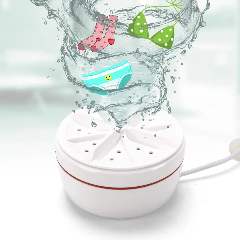 Мини-стиральная машина портативная турбинная шайба с Usb-питанием от ультразвуковой волны