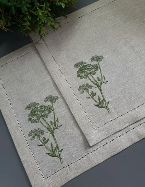 Китайские поставщики горячая Распродажа Высококачественная салфетка льняная тканая