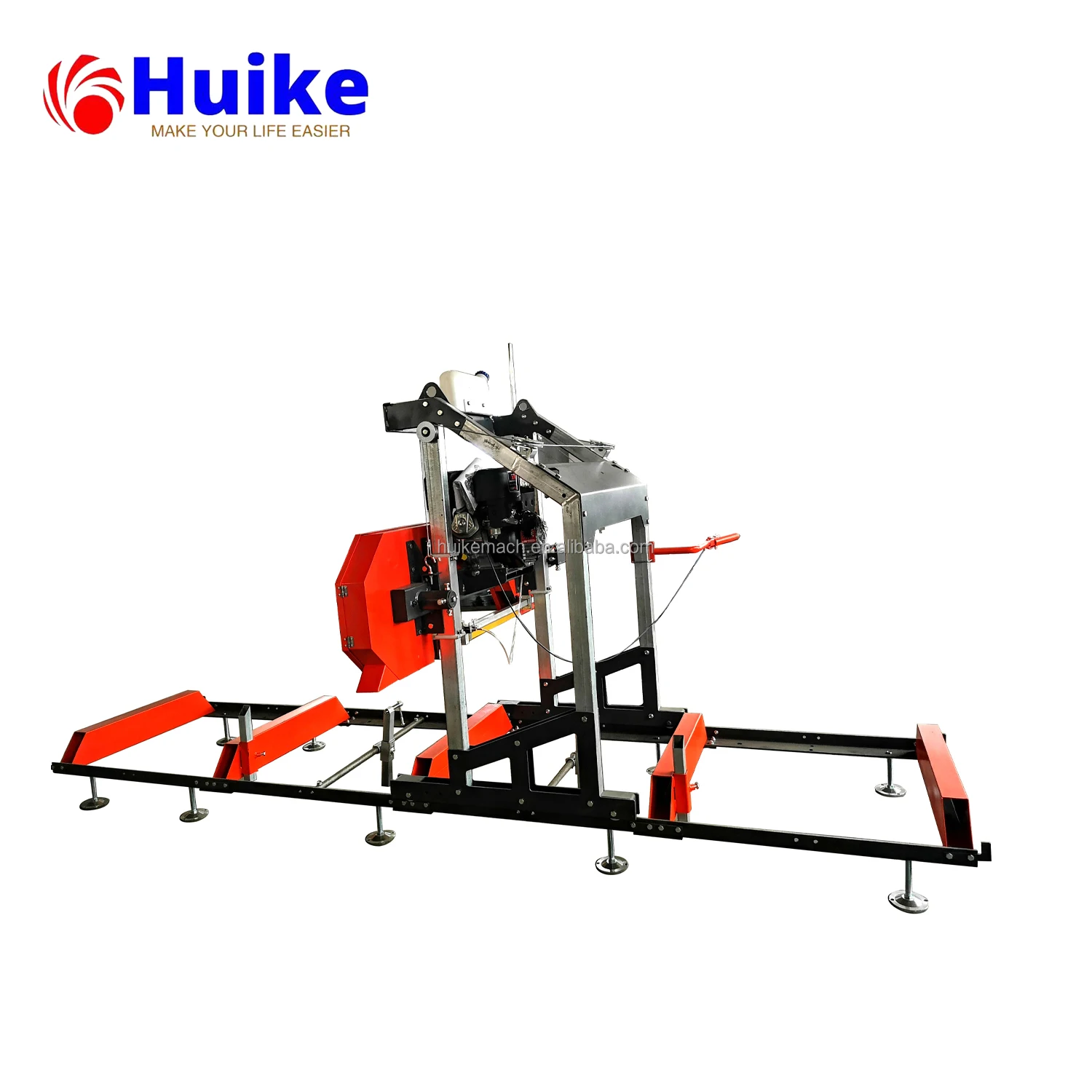 Central Machinery Parts Engine Portable Wood Mill Horizontal Lucas Sawmill With Narrow Blade