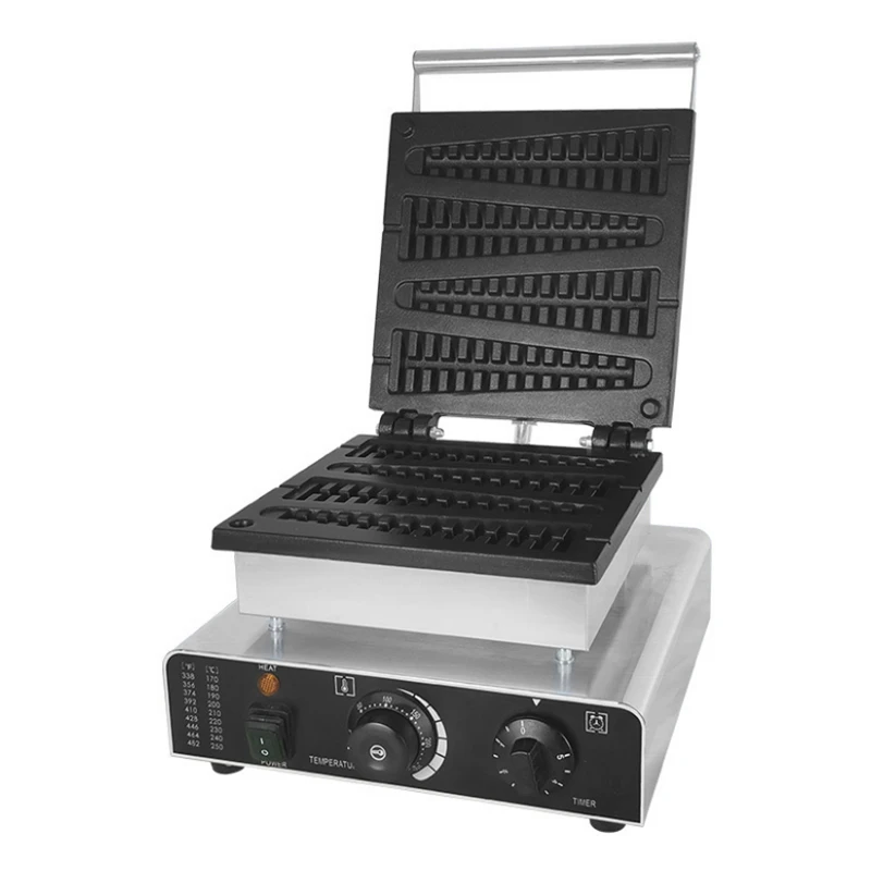 Commercial CE Electric 110V 220V 4pcs lolly stick waffle maker machine Waffle Stick Baker Waffle Iron cake oven