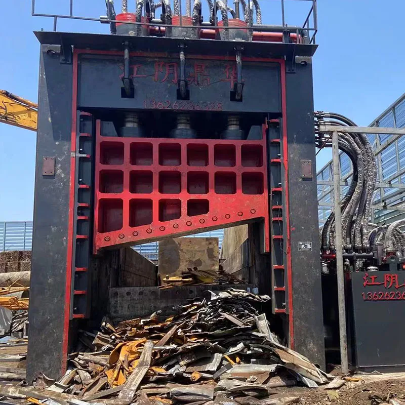 Heavy Metal Scrap Gantry Shear Iron Cutting Machines Hydraulic Guillotine Shear