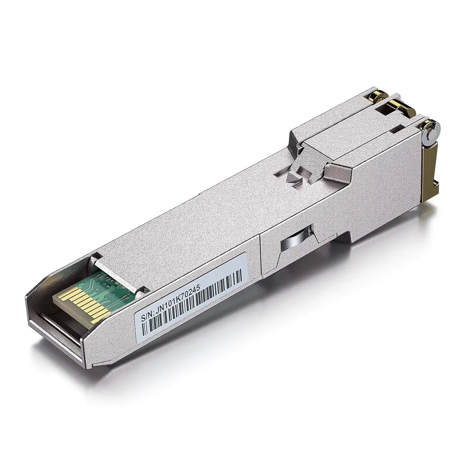 10Gtek 1.25G SFP-T, 1000BASE-T Copper SFP, SFP to RJ45 SFP Module Gigabit SFP to RJ45 Copper Ethernet Modular Transceiver