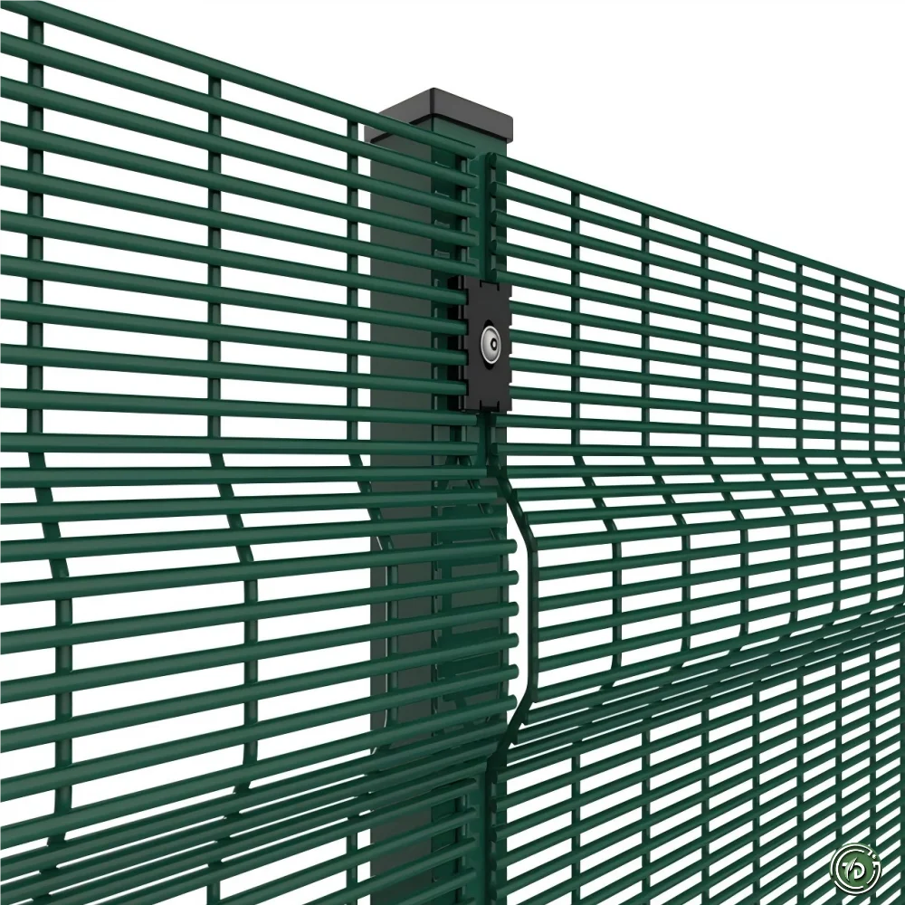 High Security Clear View Fence 358 Wire Mesh Fence Galvanized Welded Wire Mesh Panel 358 Anti Climb Fence