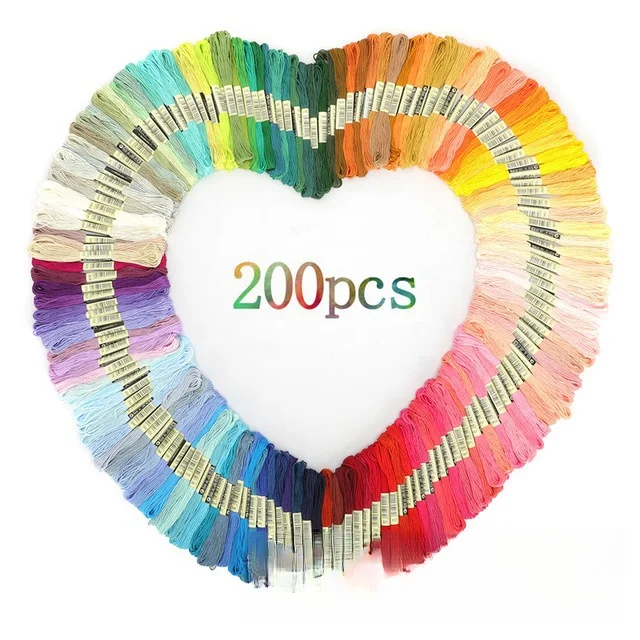 100% Polyester embroidery thread Solid Color 8 meters per skein 50skeins per set Thread machine embroidery cotton thread