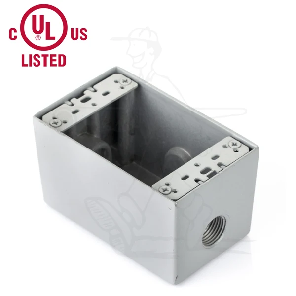 Low price Aluminum Single Gang Weatherproof Box