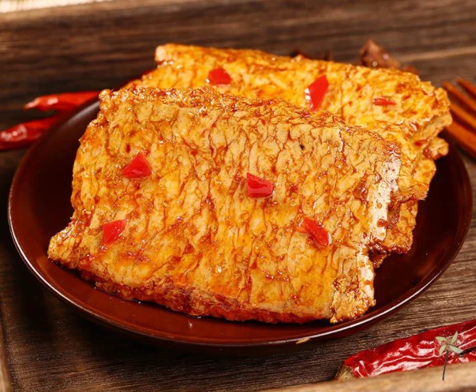 Пищевая продукция JINZAI китайская Пряная закуска Вегетарианское мясо соя высокий протеин
