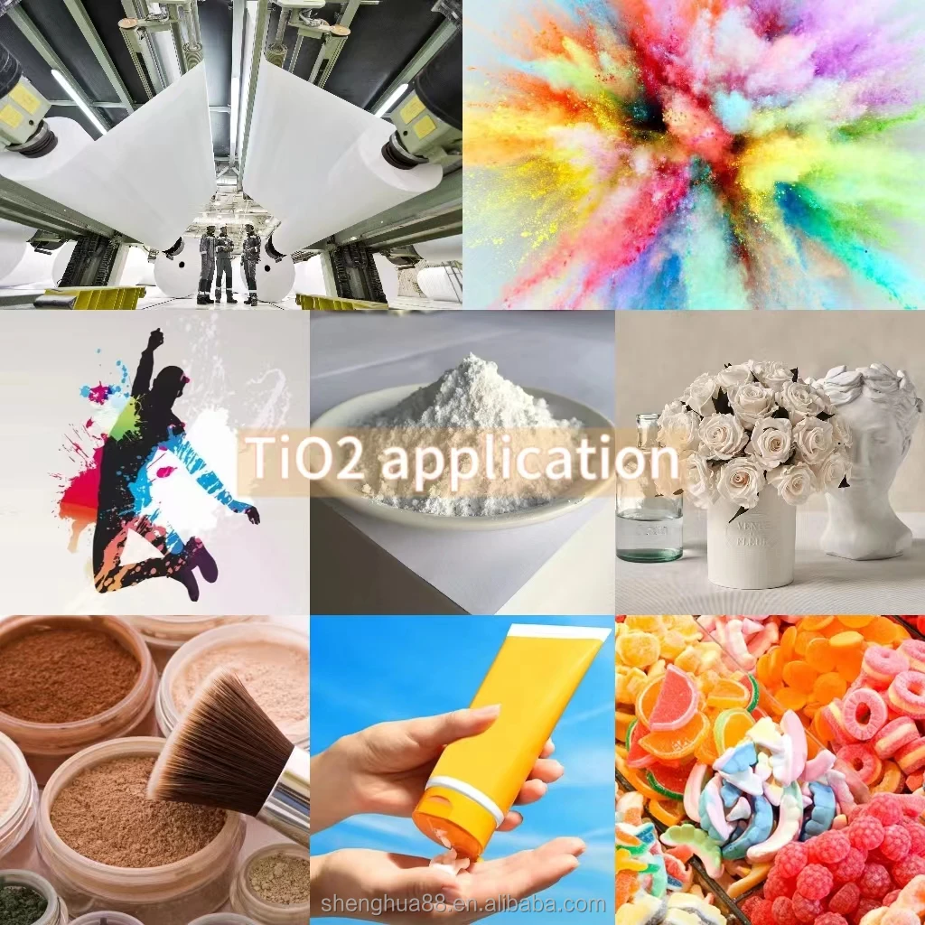 Low price per kg tio2 titanium dioxide rutile grade tio2 pigment titanium dioxide slurry for plastic pp tio2 nano