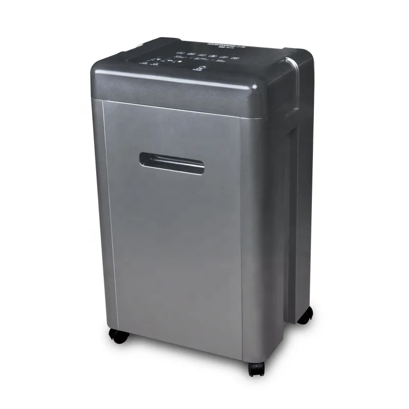 Sunwood Paper shredder machine 2X10 mm 15 Sheets Micro-cut Home Office shredder Paper Credit Cards Clips Staples Ultra quiet M16