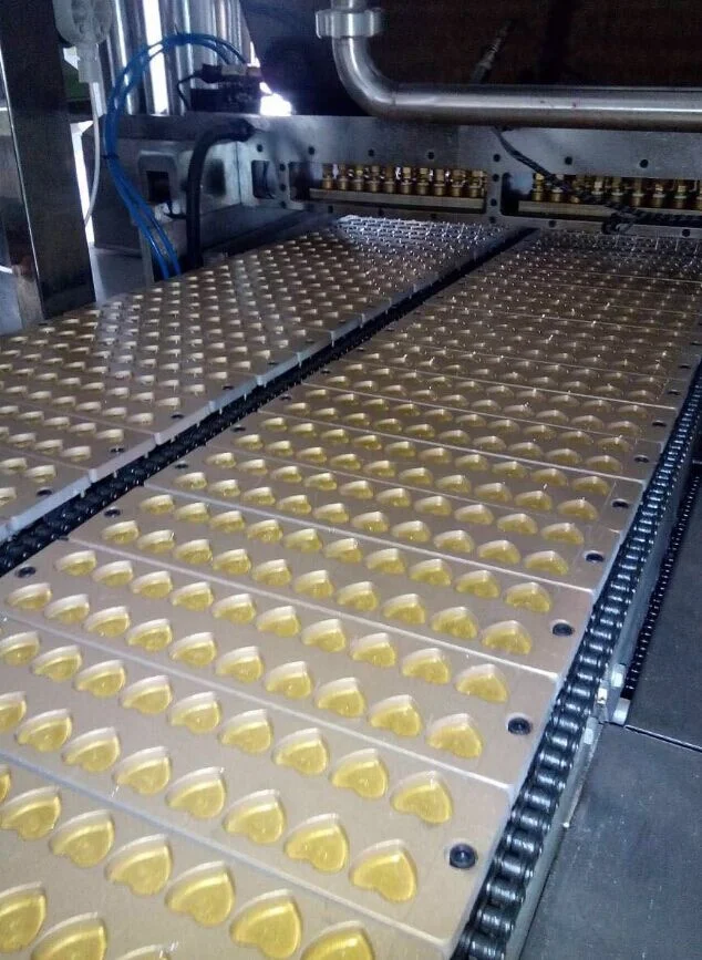 center filled jam toffee candy making machine