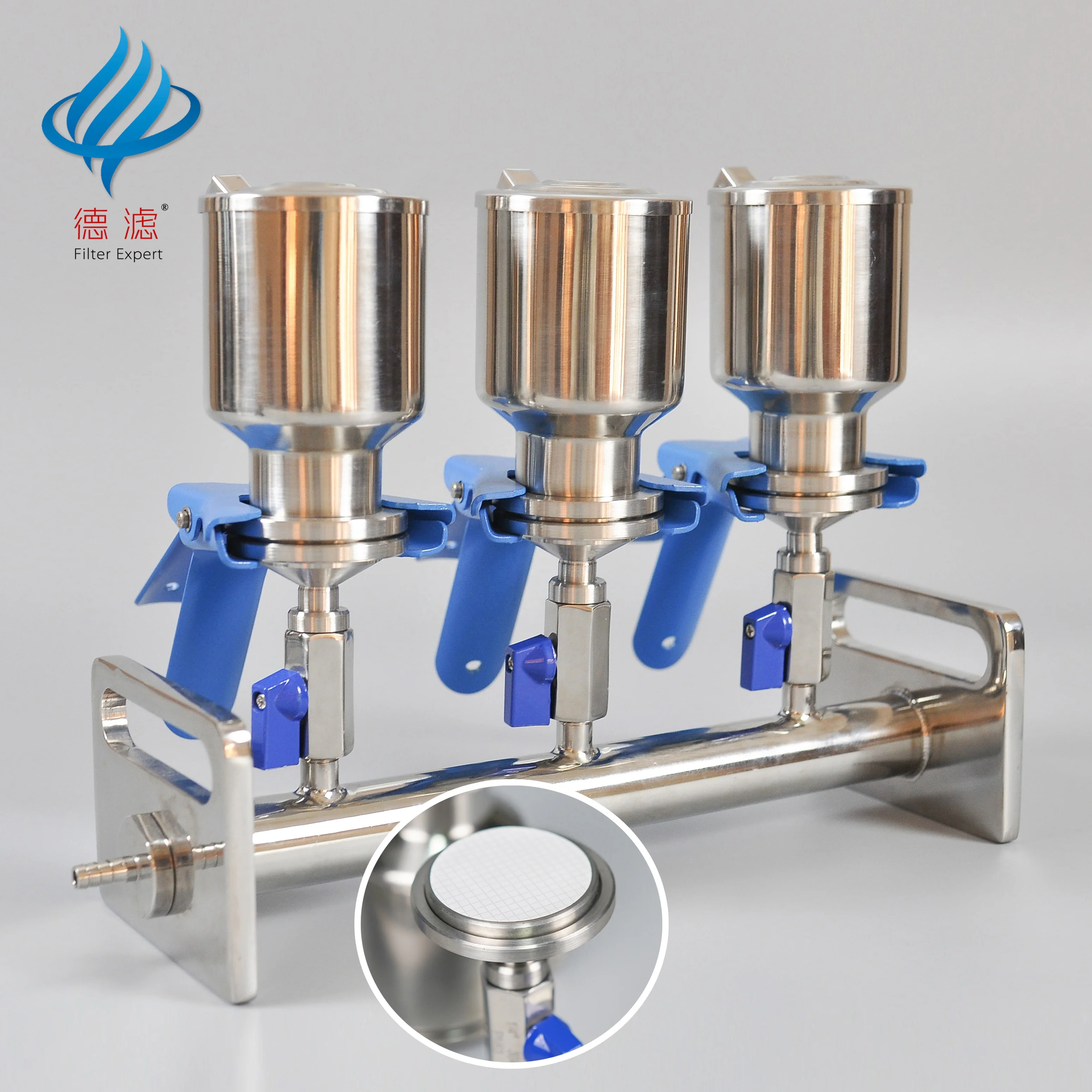 Лабораторный многочашечный фильтр из нержавеющей стали/мембранный бактериальный фильтр/устройство всасывания растворителя