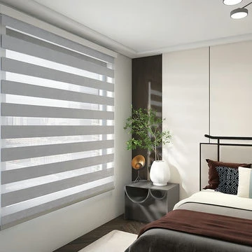 Wholesale Costom Made Shaoxing Backout Zebra Shade Blind Fabric Semi Blackout In Korea For Roller Blind