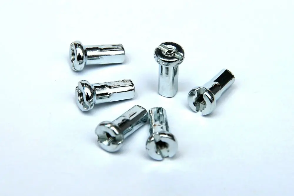 New China Manufacturer Galvanized Bicycle Spoke Nipple All Sizes Bike Spokes And Nipples