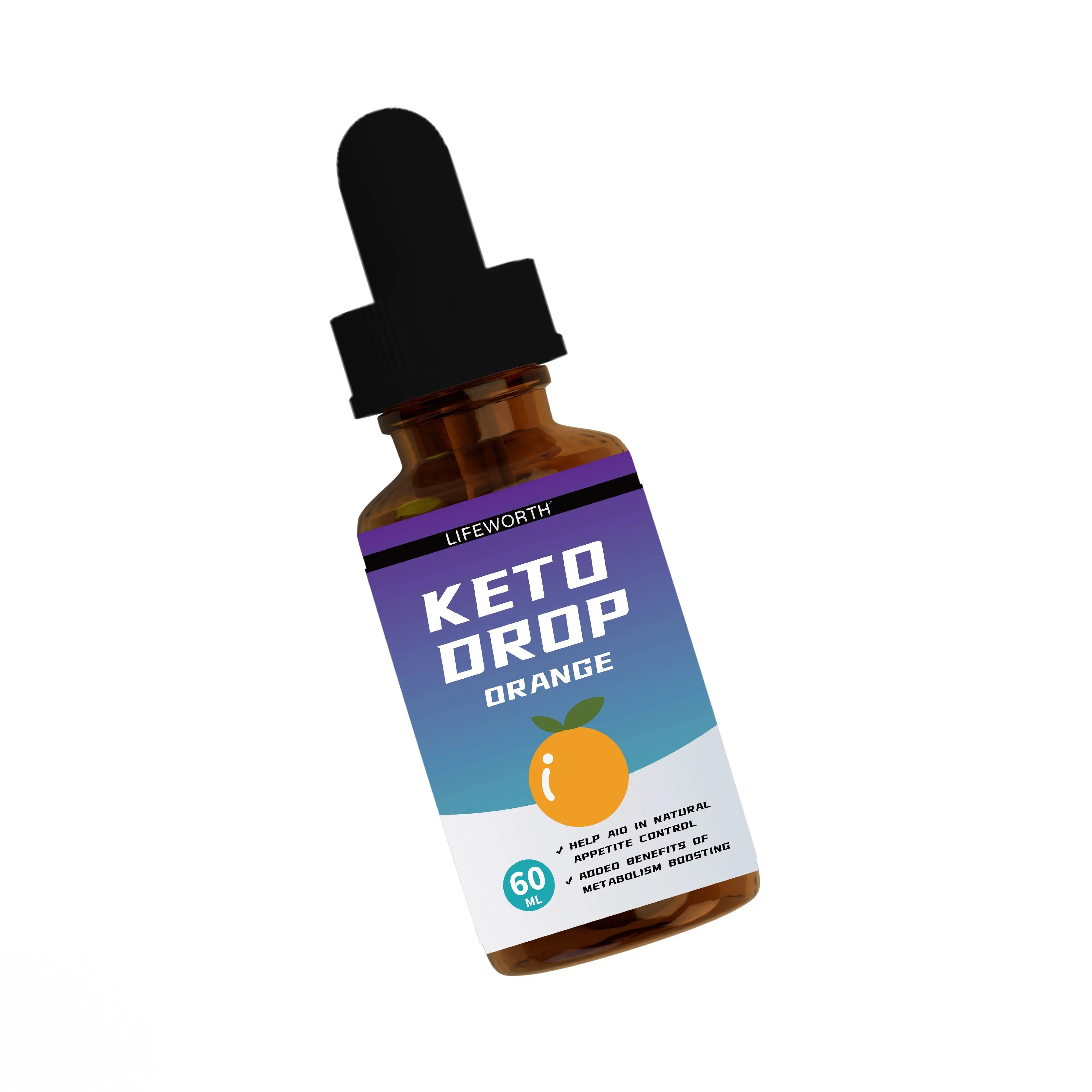 Lifeworth OEM предварительно тренировочная добавка персиковый аромат потеря веса keto bhb drops