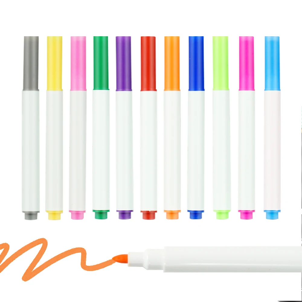 Color skin Marker Pen 12 To 36 Colors Double Headed Color Marker Pen  For Doodle