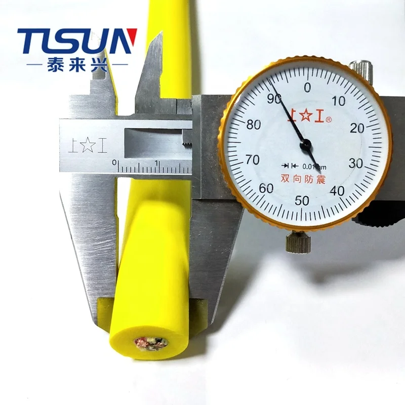 4Core Twisted Yellow ROV Cable Zero Floating Cable For ROV