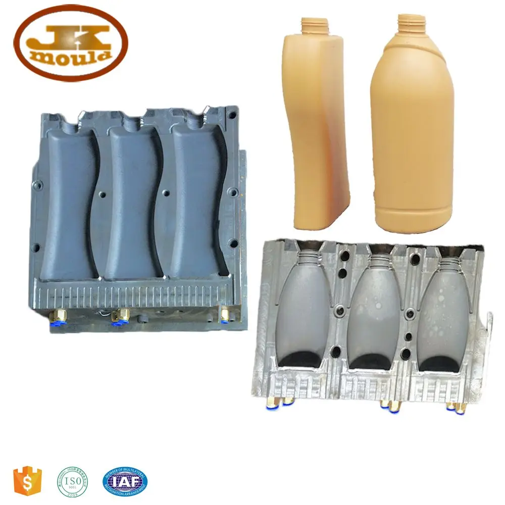 Plastic injection HDPE shampoo bottle blowing mould