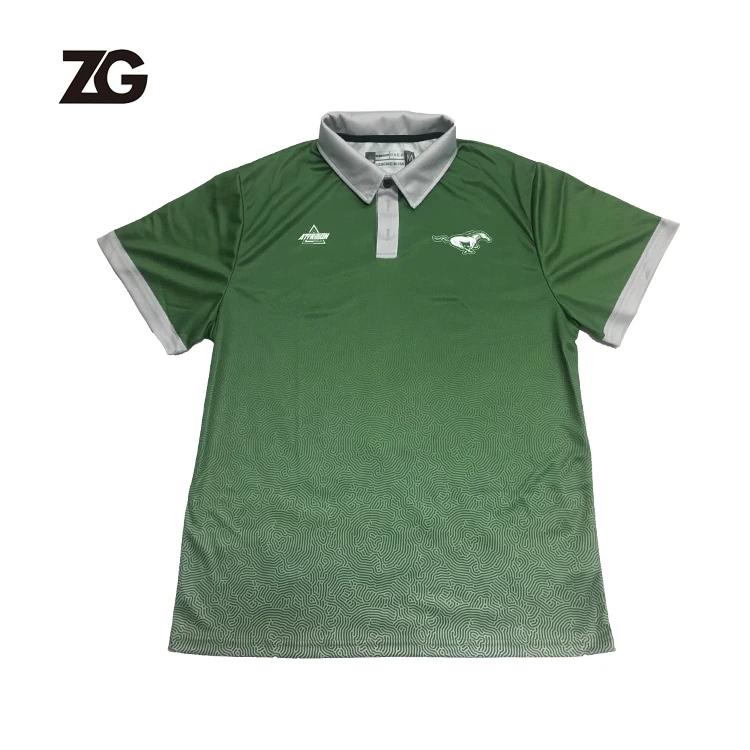 Full Sublimation Polo Shirts Custom Design Darts Shirts Bowling Jersey