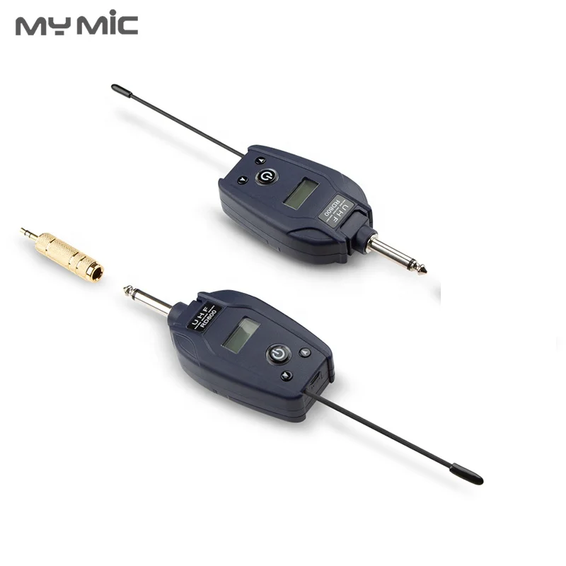 MY MIC WX3 UHF Wireless Microphone for Musical Instrument 6.35mm Plug Wireless Transmitter Receiver for Electric Guitar Bass