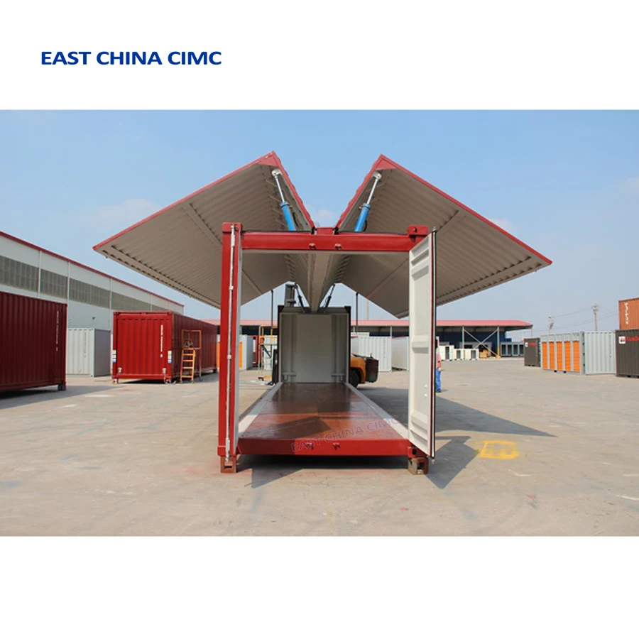 High Quality 3 Axles 12 Wheels 40Tons Open Wing Van Truck Semi Trailer For Sale