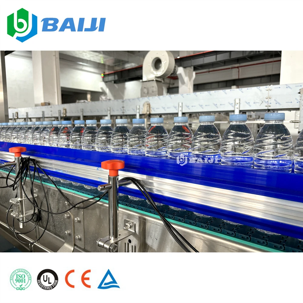 Fully automatic 3 in 1 plastic pet bottle mineral drinking water bottling filling equipment machine production line