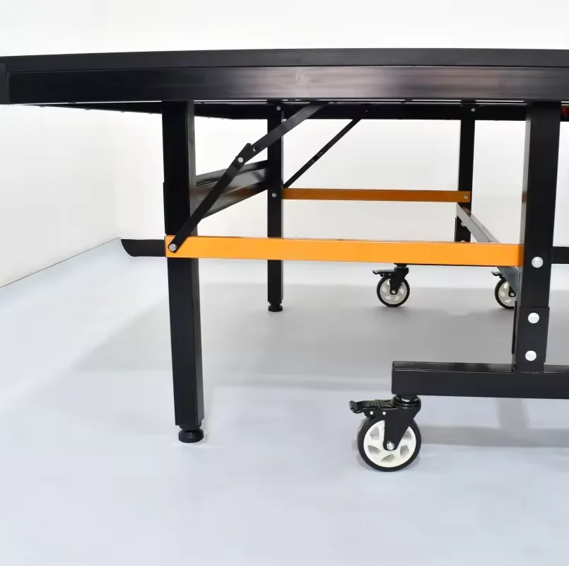 Factory wholesale Portable Indoor 25mm MDF or HDF Table Tennis Table High Quality Competition foldable Pingpong Table