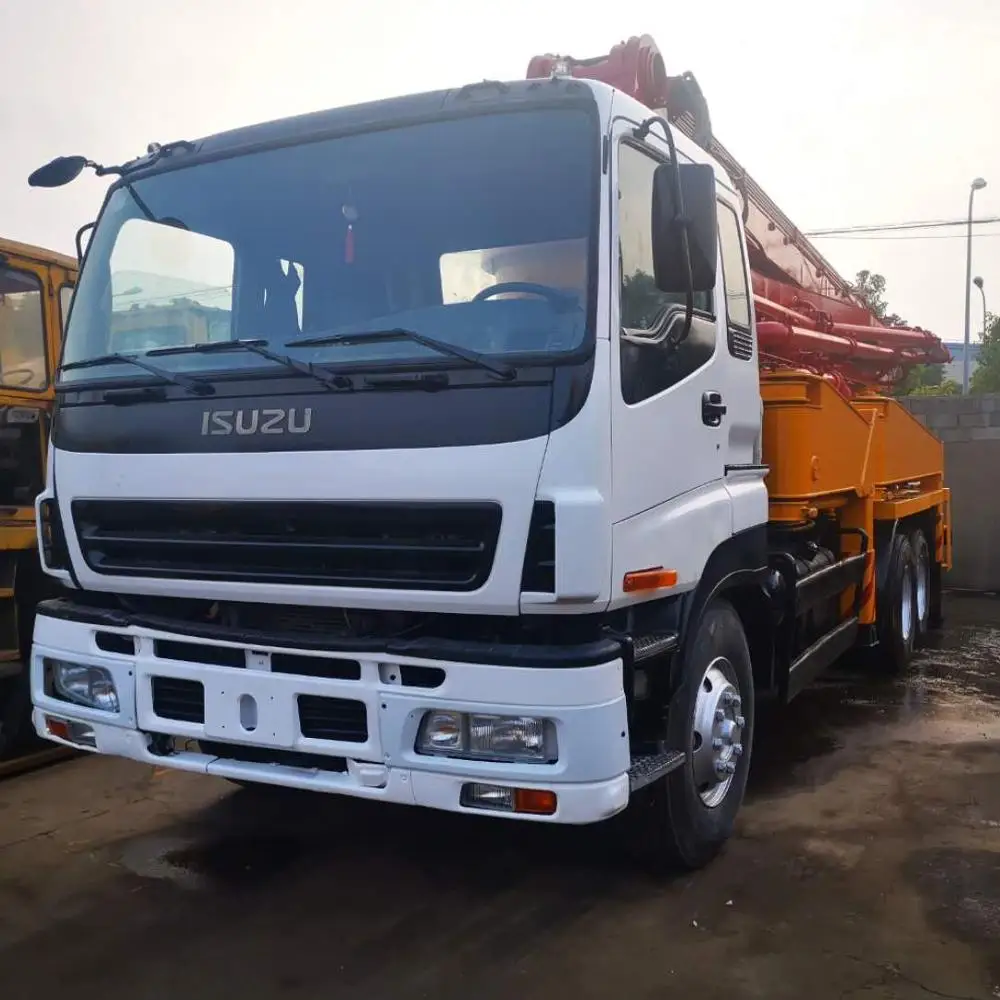 Used concrete pump truck/ 37m 42m Concrete Pump trucks for sale