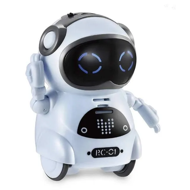 RC-01 Mini Pocket Robot for Kids with Interactive Dialogue Conversation