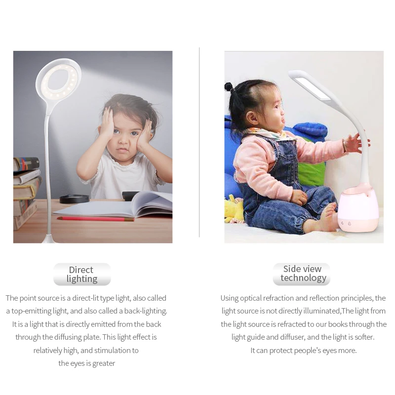 Shenzhen Manjia Lighting LED Table Night Light Battery Lamps Rechargeable Desk Lamp