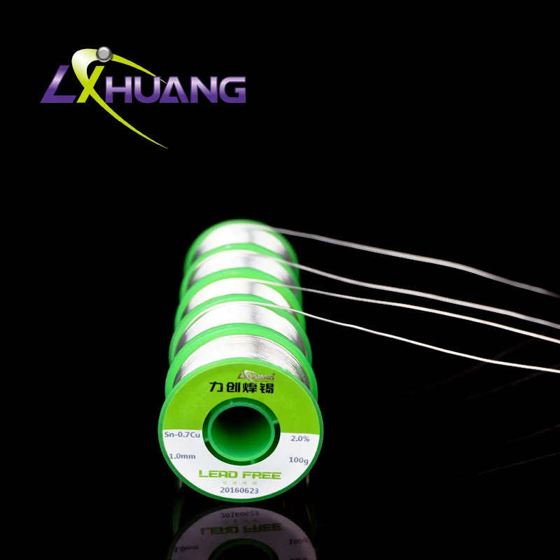 Good quality ROHS standard Sn99/Ag0.3/Cu0.7 100g-1000g low temperature soldering tin solder silver wire for welding